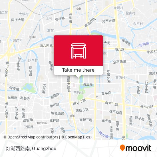 灯湖西路南 map