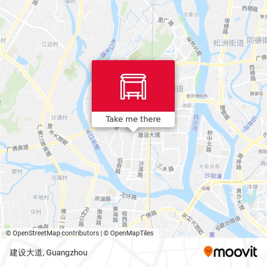 建设大道 map