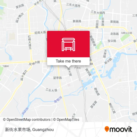 新街水果市场 map