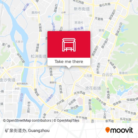 矿泉街道办 map