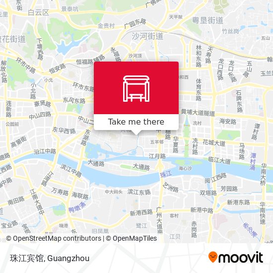 珠江宾馆 map
