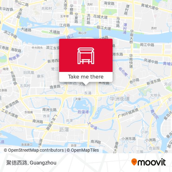 聚德西路 map