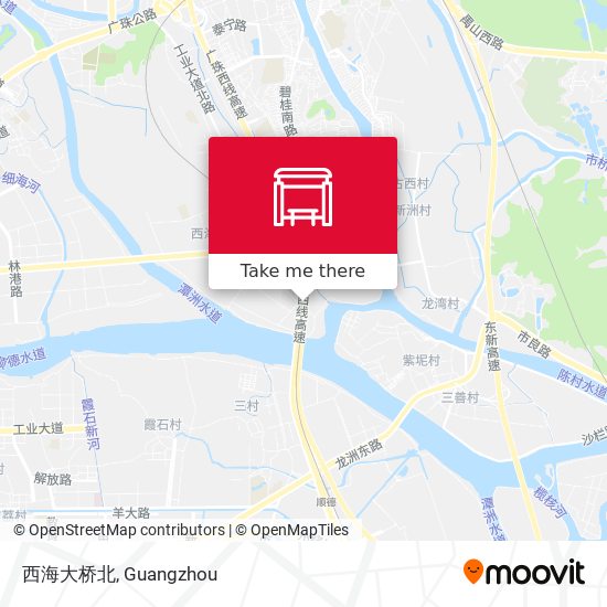 西海大桥北 map
