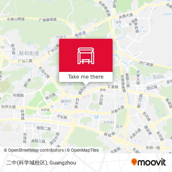 二中(科学城校区) map