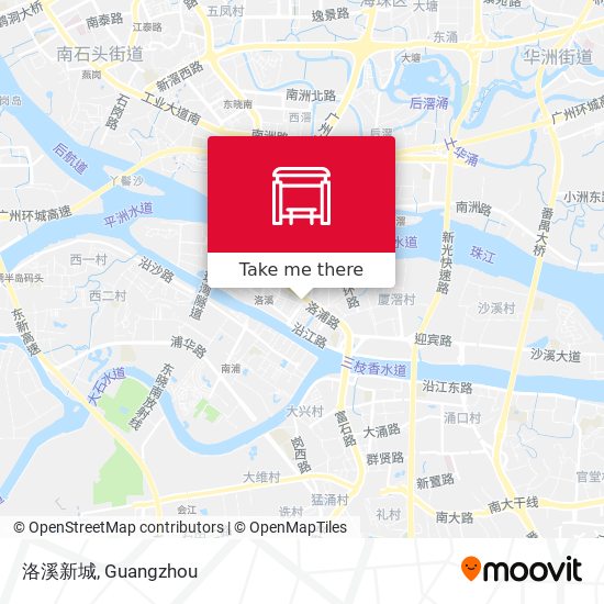 洛溪新城 map