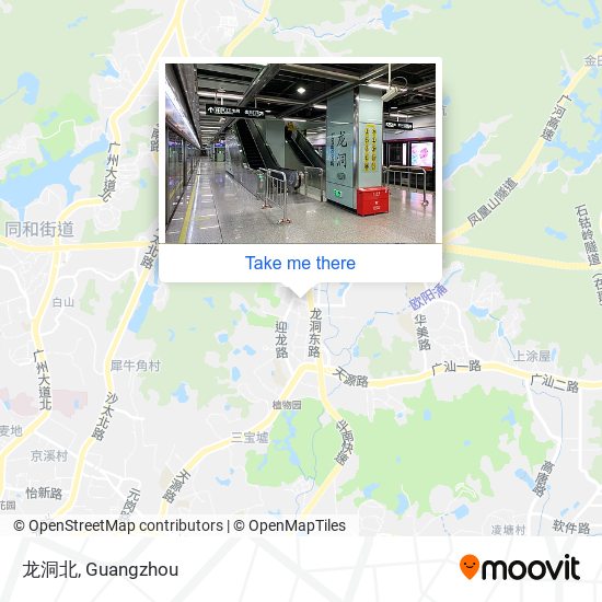 龙洞北 map