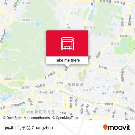 南华工商学院 map
