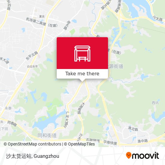 沙太货运站 map