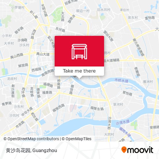 黄沙岛花园 map