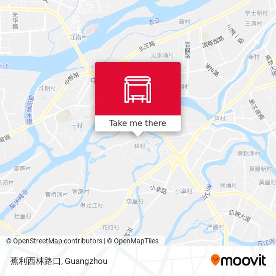 蕉利西林路口 map