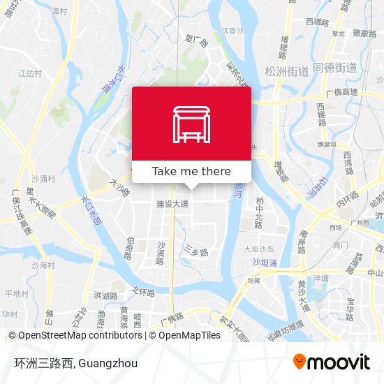环洲三路西 map