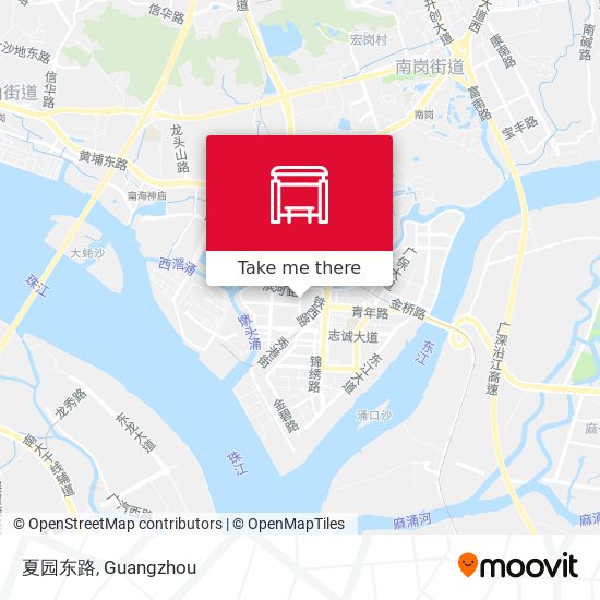 夏园东路 map