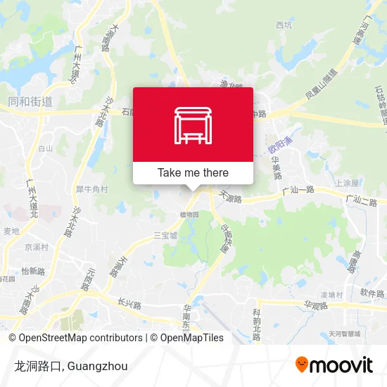 龙洞路口 map