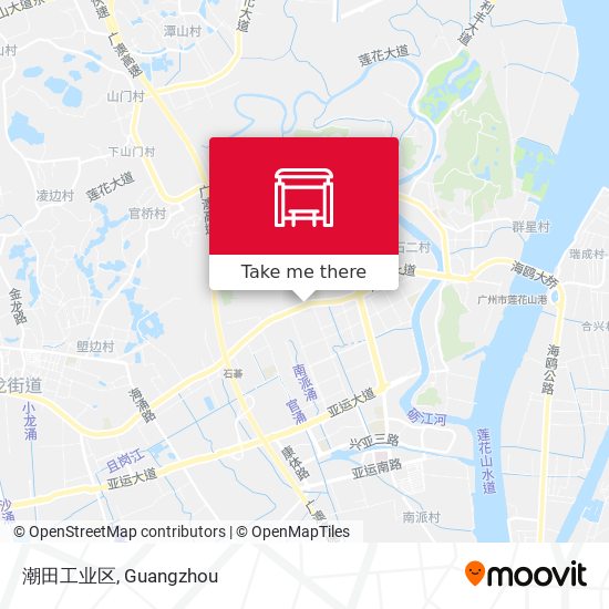 潮田工业区 map