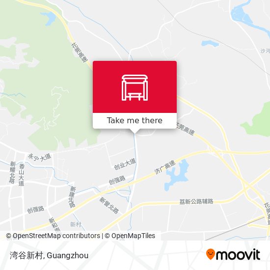 湾谷新村 map