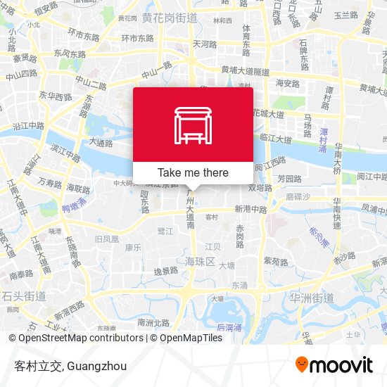 客村立交 map