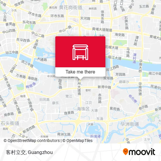 客村立交 map