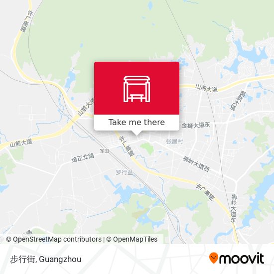 步行街 map