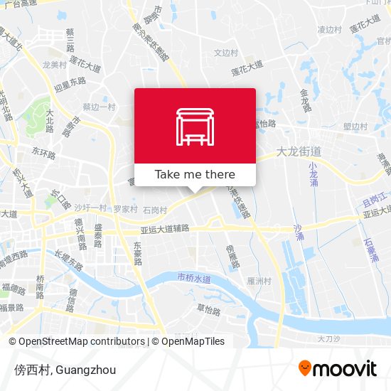傍西村 map