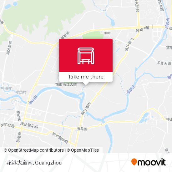 花港大道南 map