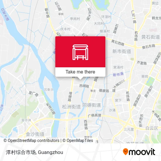 潭村综合市场 map