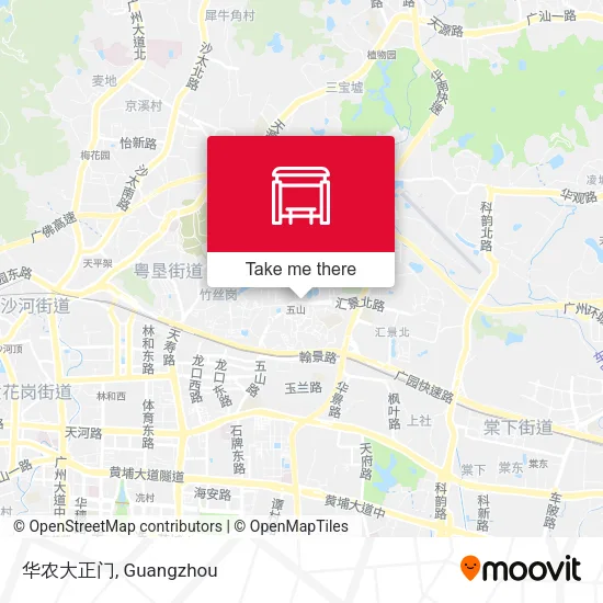 华农大正门 map