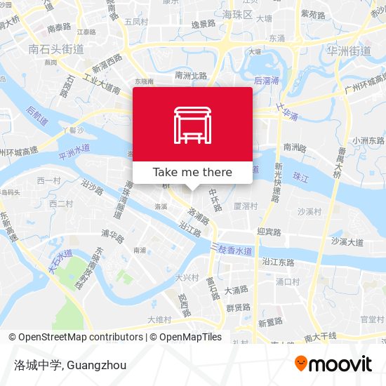 洛城中学 map