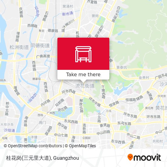 桂花岗(三元里大道) map