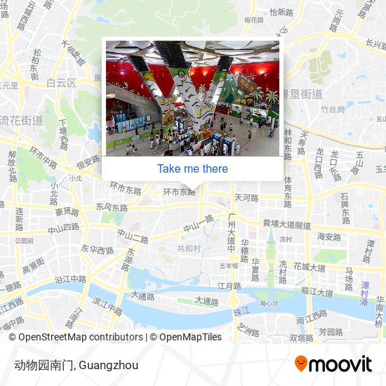 动物园南门 map