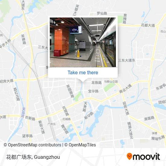 花都广场东 map