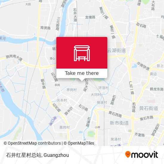 石井红星村总站 map