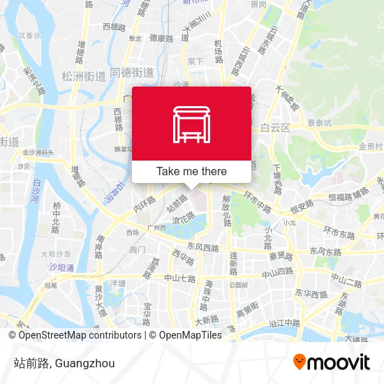 站前路 map
