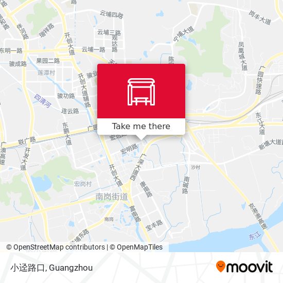小迳路口 map