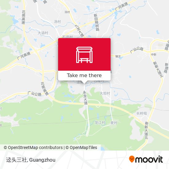 迳头三社 map