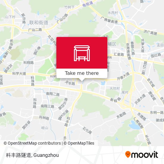 科丰路隧道 map