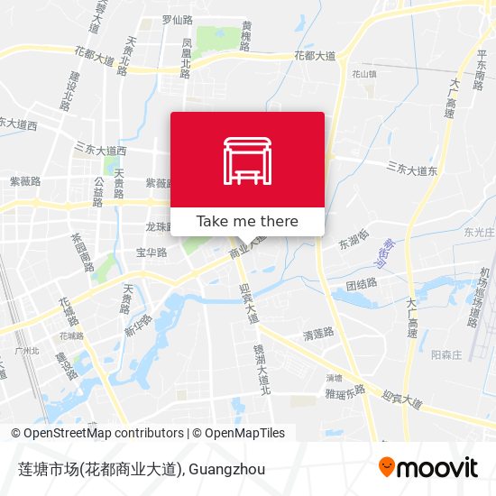 莲塘市场(花都商业大道) map