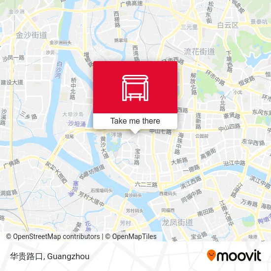 华贵路口 map