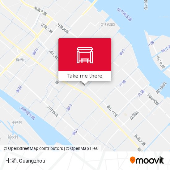 七涌 map