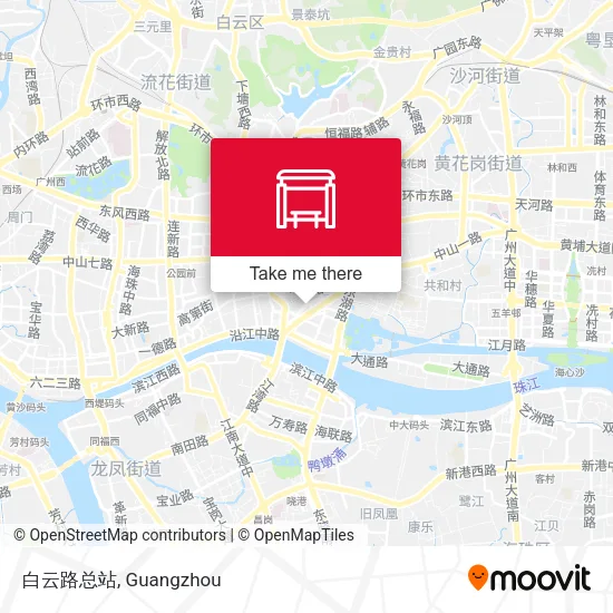 白云路总站 map