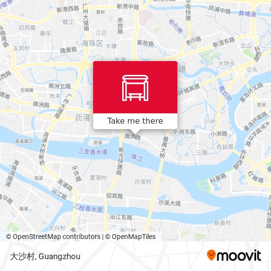 大沙村 map