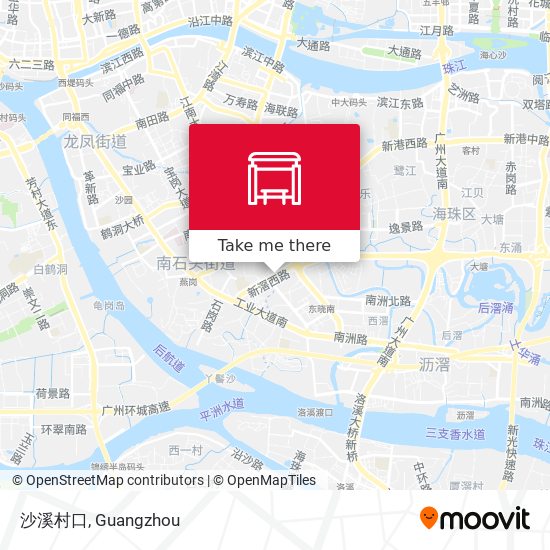沙溪村口 map
