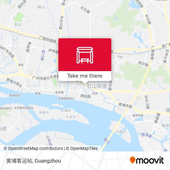 黄埔客运站 map