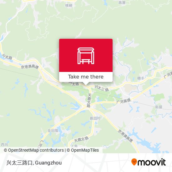 兴太三路口 map