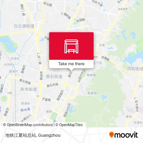 地铁江夏站总站 map