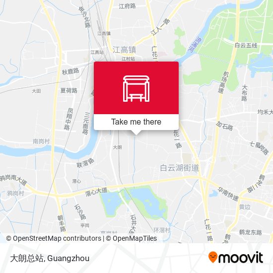 大朗总站 map