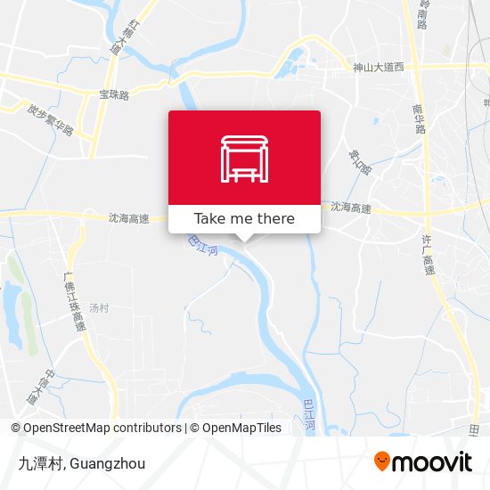 九潭村 map