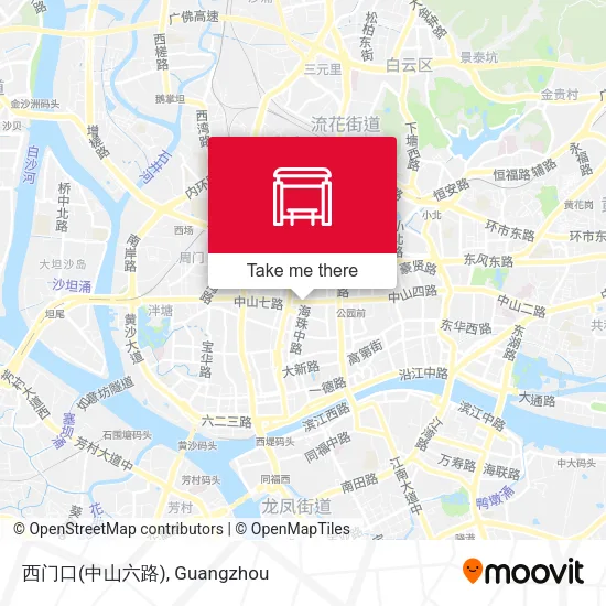 西门口(中山六路) map