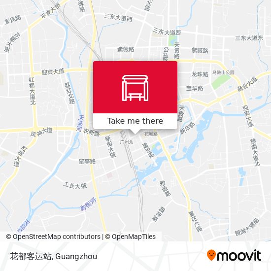 花都客运站 map