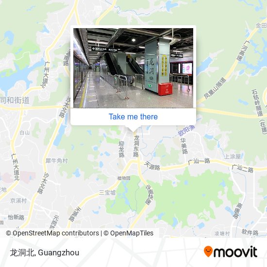 龙洞北 map