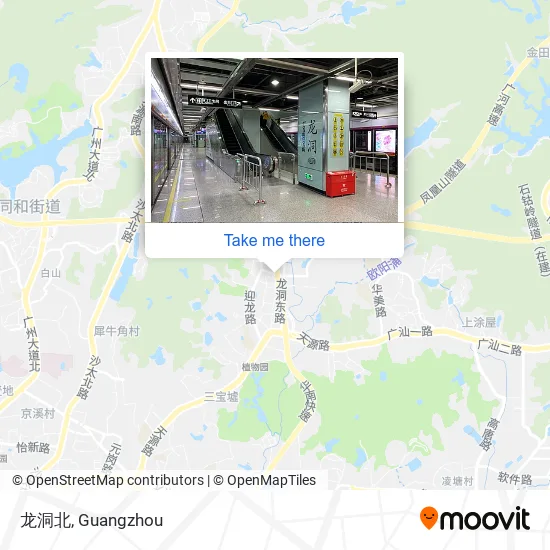 龙洞北 map
